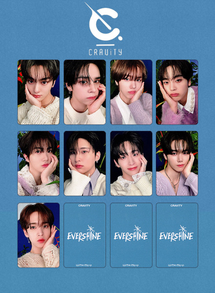 CRAVITY - EVERSHINE LUCKY DRAW withmuu PHOTO CARD SET