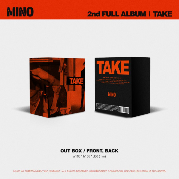 MINO (WINNER) 2nd FULL ALBUM 'TAKE' Limited Edition (KIHNO KIT)