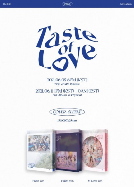 TWICE - Taste of Love 10th Mini Album