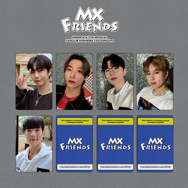 MONSTA X - [MX FRIENDS 7th Official Fanclub Monbebe Fan-Concert] - PHOTO CARD SET