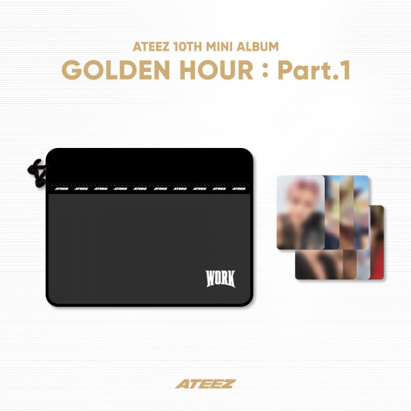 ATEEZ - [GOLDEN HOUR : Part.1] OFFICIAL MD - TABLET MULTI POUCH