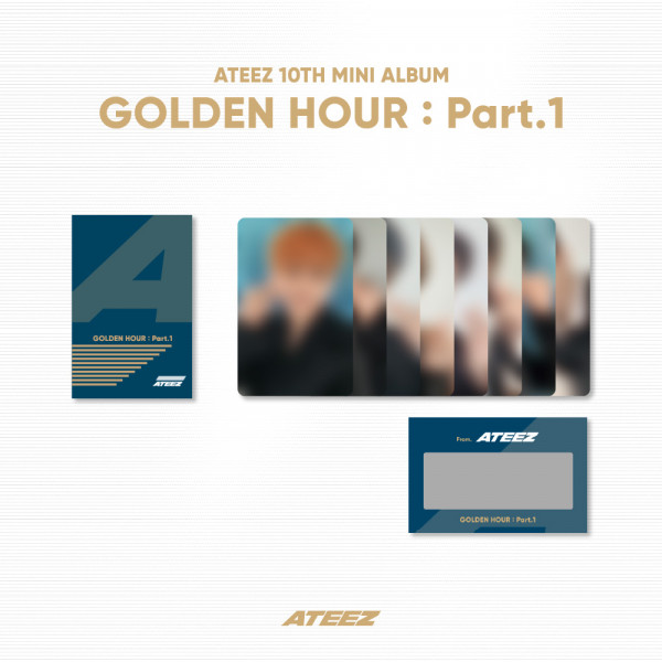 ATEEZ - [GOLDEN HOUR : Part.1] OFFICIAL MD - PHOTO & SCRATCH CARD