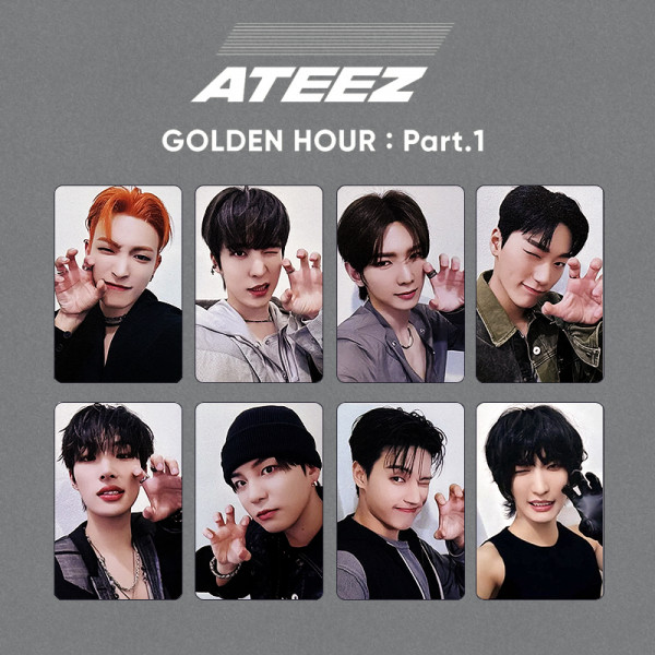 ATEEZ - GOLDEN HOUR PART 1 OFFICIAL FROMM POB PHOTO CARD SET