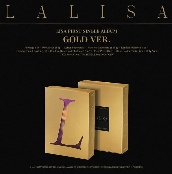 LISA FIRST SINGLE ALBUM - LALISA