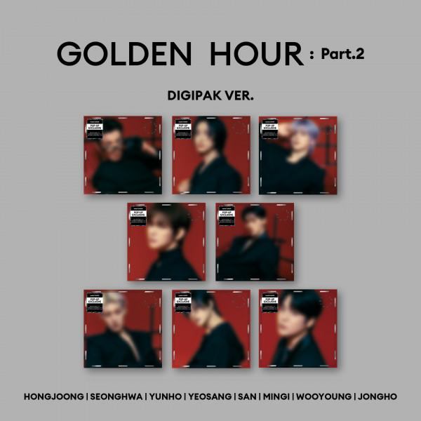 ATEEZ - GOLDEN HOUR : Part.2 - Europe POP-UP Exclusive (Digipak)