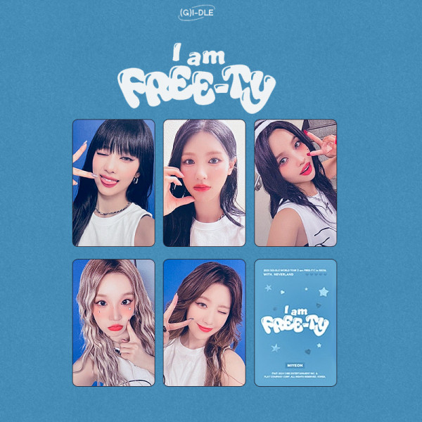 (G)I-DLE - 2023 WORLD TOUR - I am FREE-TY POB PHOTO CARD SET