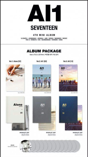 SEVENTEEN 4th Mini Album - AL1 [RE-RELEASE]