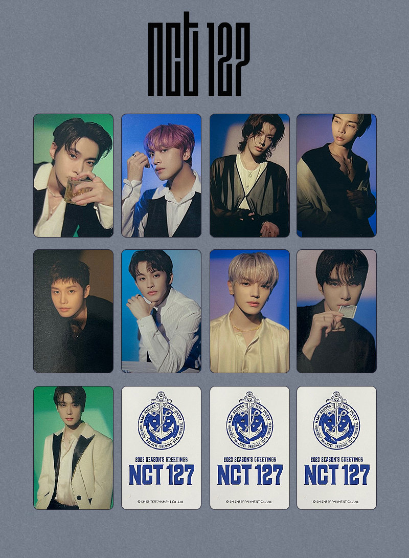 NCT 127 2023 Seasons greeting POB Photocard set sale