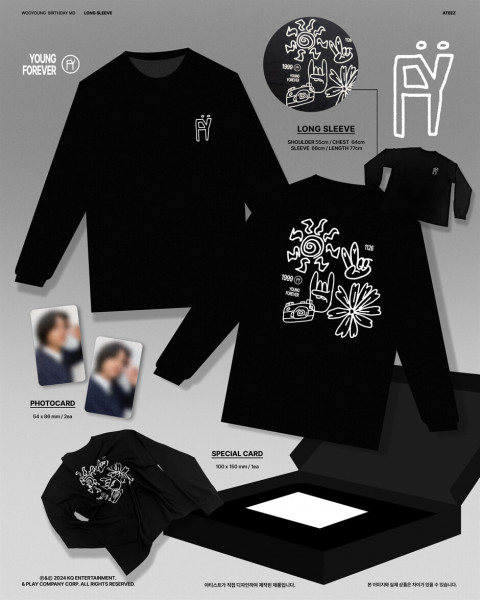 ATEEZ - 2024 BIRTHDAY MD [WOOYOUNG LONG SLEEVE] : FY