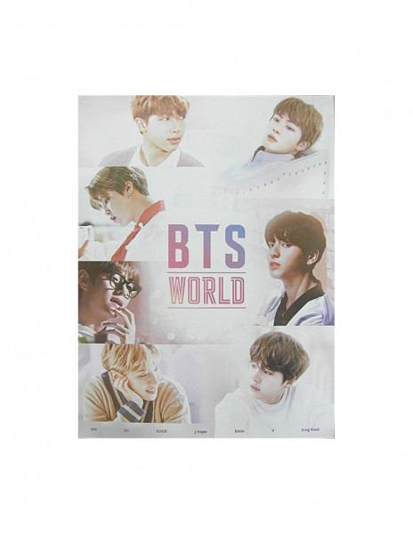 BTS World OST Official Poster (56x42cm)