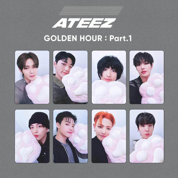 ATEEZ - GOLDEN HOUR PART 1 OFFICIAL TOKTOQ POB PHOTO CARD SET