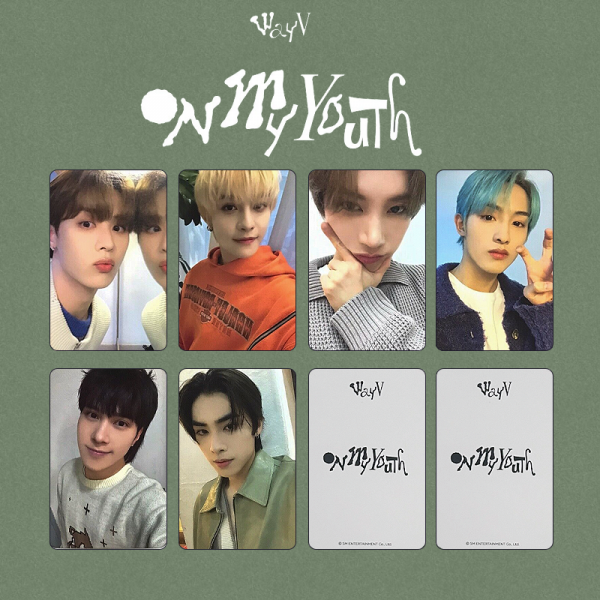 WAYV - ON MY YOUTH OFFICIAL MUSIC KOREA FANSIGN POB PHOTO CARD SET