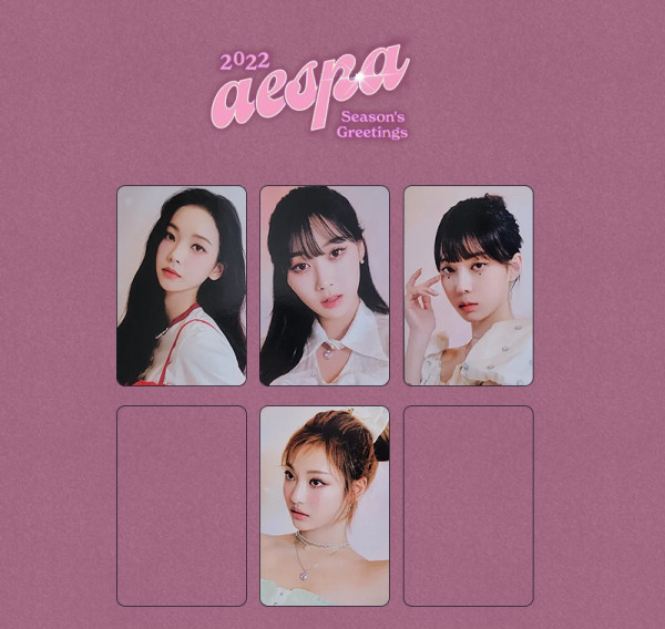 aespa - 2022 SEASON'S GREETINGS OFFICIAL POB SET WITHMUU