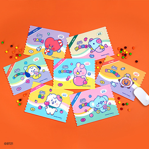 BT21 - Mouse Pad [JELLY CANDY]