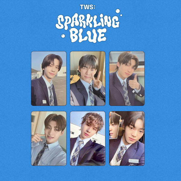 TWS - Sparkling Blue Official Lucky Draw Music Korea Photo Card Set