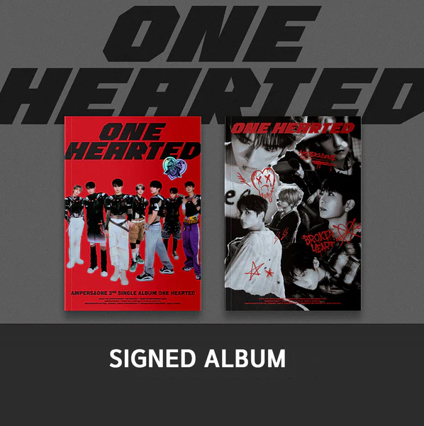 [SIGNED] AMPERS&ONE - ONE HEARTED 2nd Single Album