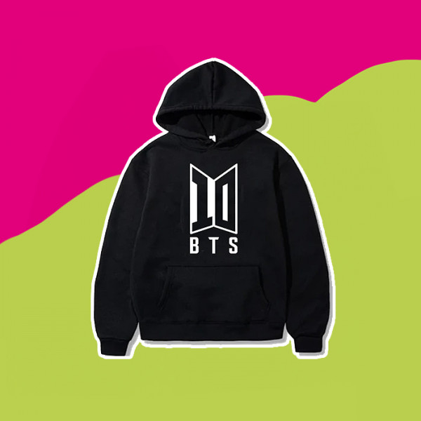 Black bts hoodie on sale