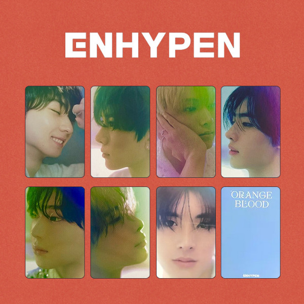 Enhypen - Orange Blood Blue Dream Hologramm PHOTO CARD SET