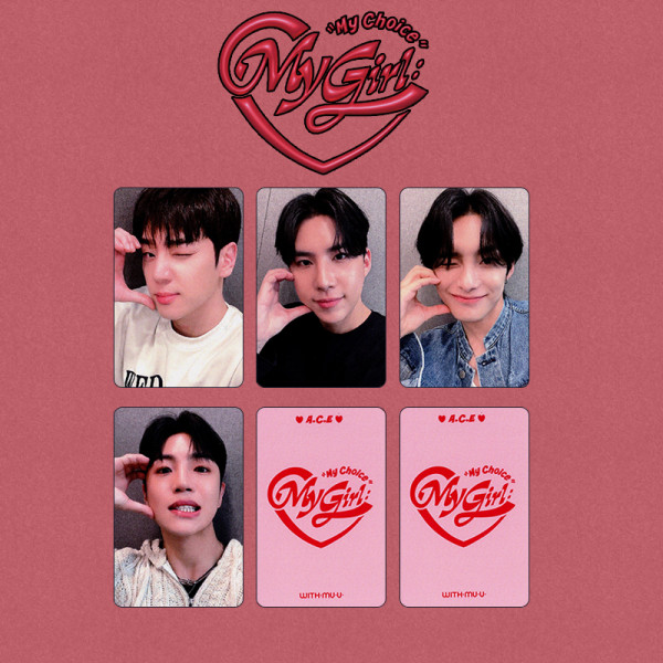 A.C.E - My Girl : “My Choice” POB withmuu PHOTO CARD SET