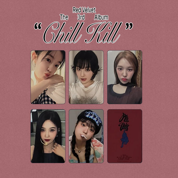 RED VELVET - Chill a Kill OFFICIAL Lucky Draw SET