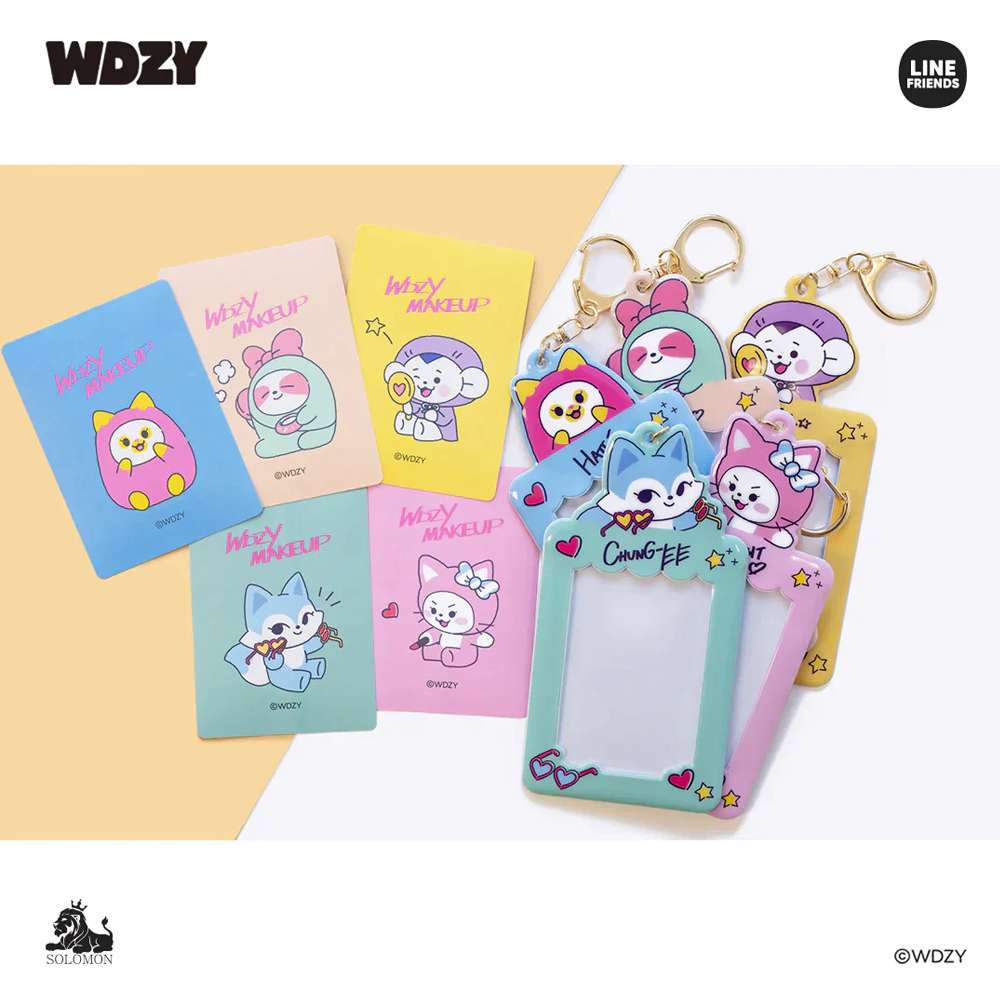 WDZY x Line Friends Tuk hotsell Mobile Doll Stand + Tuk Photocard Key Holder