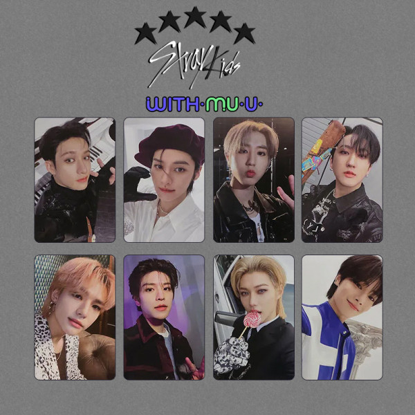 STRAY KIDS - Official POB 5-Star withmuu Photo Card Set