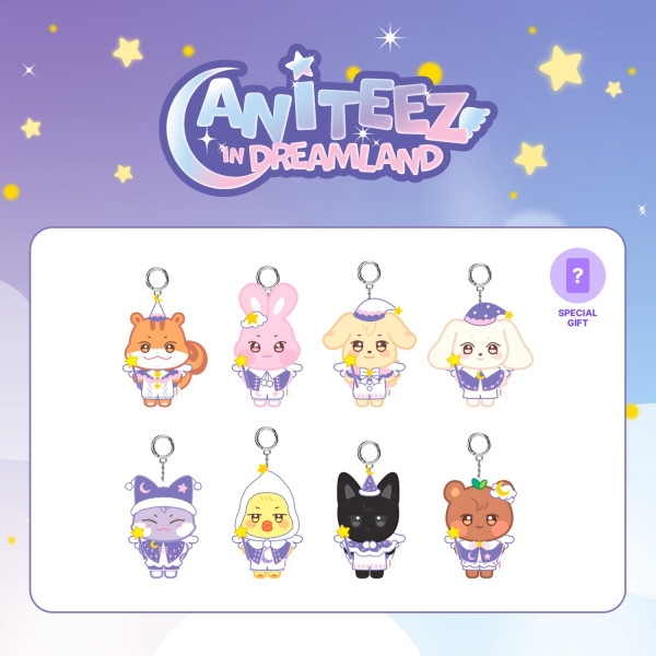 ATEEZ - [ANITEEZ IN DREAMLAND] PLUSH KEYRING Guardian Angel