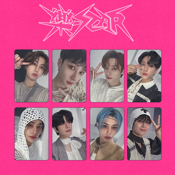 STRAY KIDS - ROCK-STAR OFFICIAL SOUNDWAVE POB PHOTO CARD SET