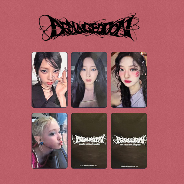 aespa - Armageddon Apple Music PHOTO CARD SET